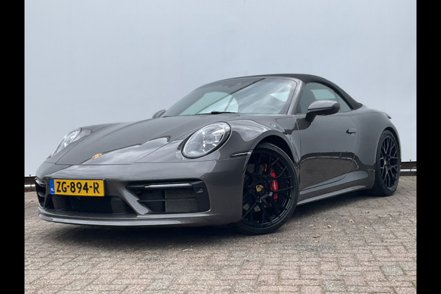 Porsche 911 Cabrio 3.0 Carrera 4 S Sportchrono+ 14-weg orig.NL Agaatgrijs perfecte configuratie