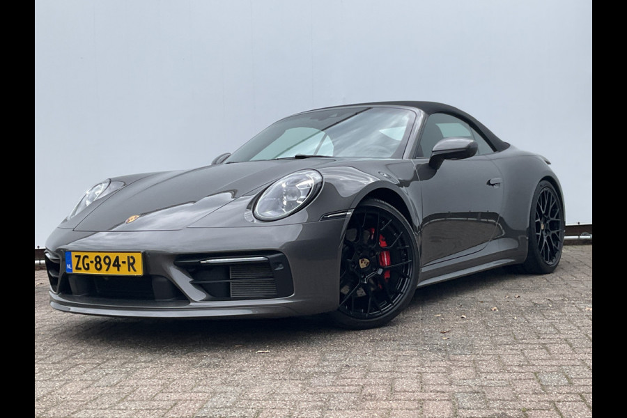 Porsche 911 Cabrio 3.0 Carrera 4 S Sportchrono+ 14-weg orig.NL Agaatgrijs perfecte configuratie
