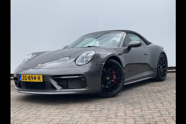 Porsche 911 Cabrio 3.0 Carrera 4 S Sportchrono+ 14-weg orig.NL Agaatgrijs perfecte configuratie