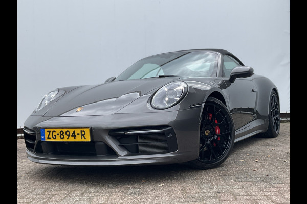 Porsche 911 Cabrio 3.0 Carrera 4 S Sportchrono+ 14-weg orig.NL Agaatgrijs perfecte configuratie