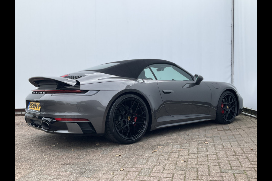 Porsche 911 Cabrio 3.0 Carrera 4 S Sportchrono+ 14-weg orig.NL Agaatgrijs perfecte configuratie