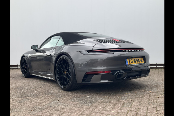 Porsche 911 Cabrio 3.0 Carrera 4 S Sportchrono+ 14-weg orig.NL Agaatgrijs perfecte configuratie