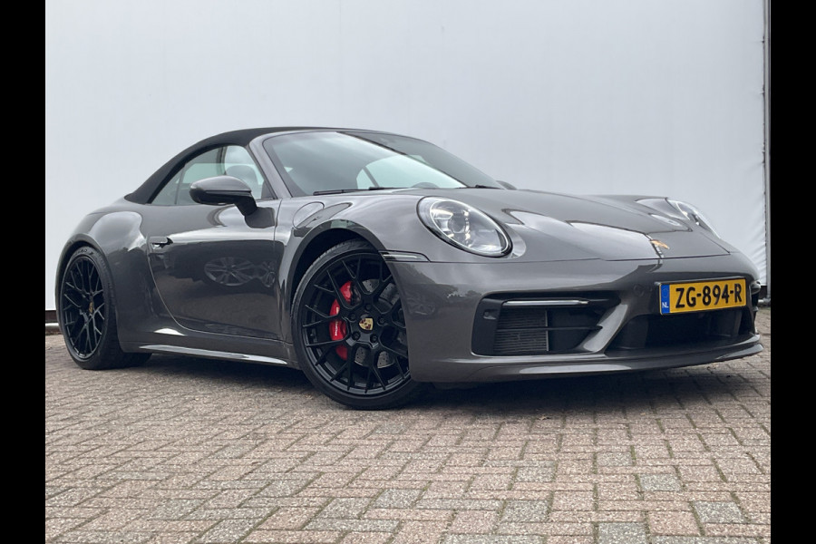 Porsche 911 Cabrio 3.0 Carrera 4 S Sportchrono+ 14-weg orig.NL Agaatgrijs perfecte configuratie