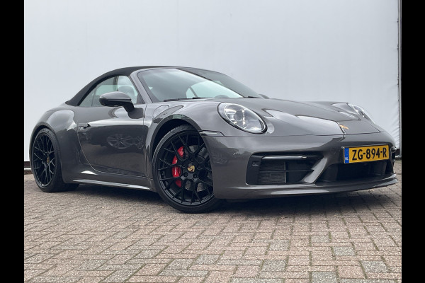 Porsche 911 Cabrio 3.0 Carrera 4 S Sportchrono+ 14-weg orig.NL Agaatgrijs perfecte configuratie