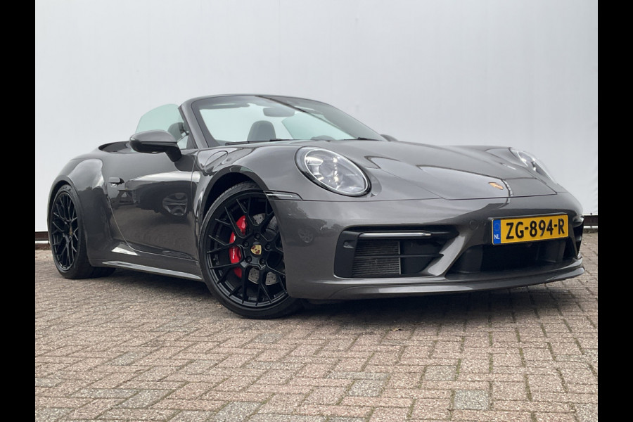 Porsche 911 Cabrio 3.0 Carrera 4 S Sportchrono+ 14-weg orig.NL Agaatgrijs perfecte configuratie