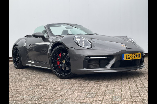 Porsche 911 Cabrio 3.0 Carrera 4 S Sportchrono+ 14-weg orig.NL Agaatgrijs perfecte configuratie
