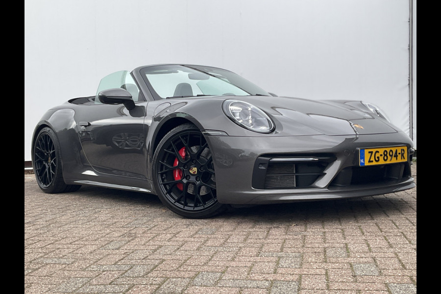 Porsche 911 Cabrio 3.0 Carrera 4 S Sportchrono+ 14-weg orig.NL Agaatgrijs perfecte configuratie