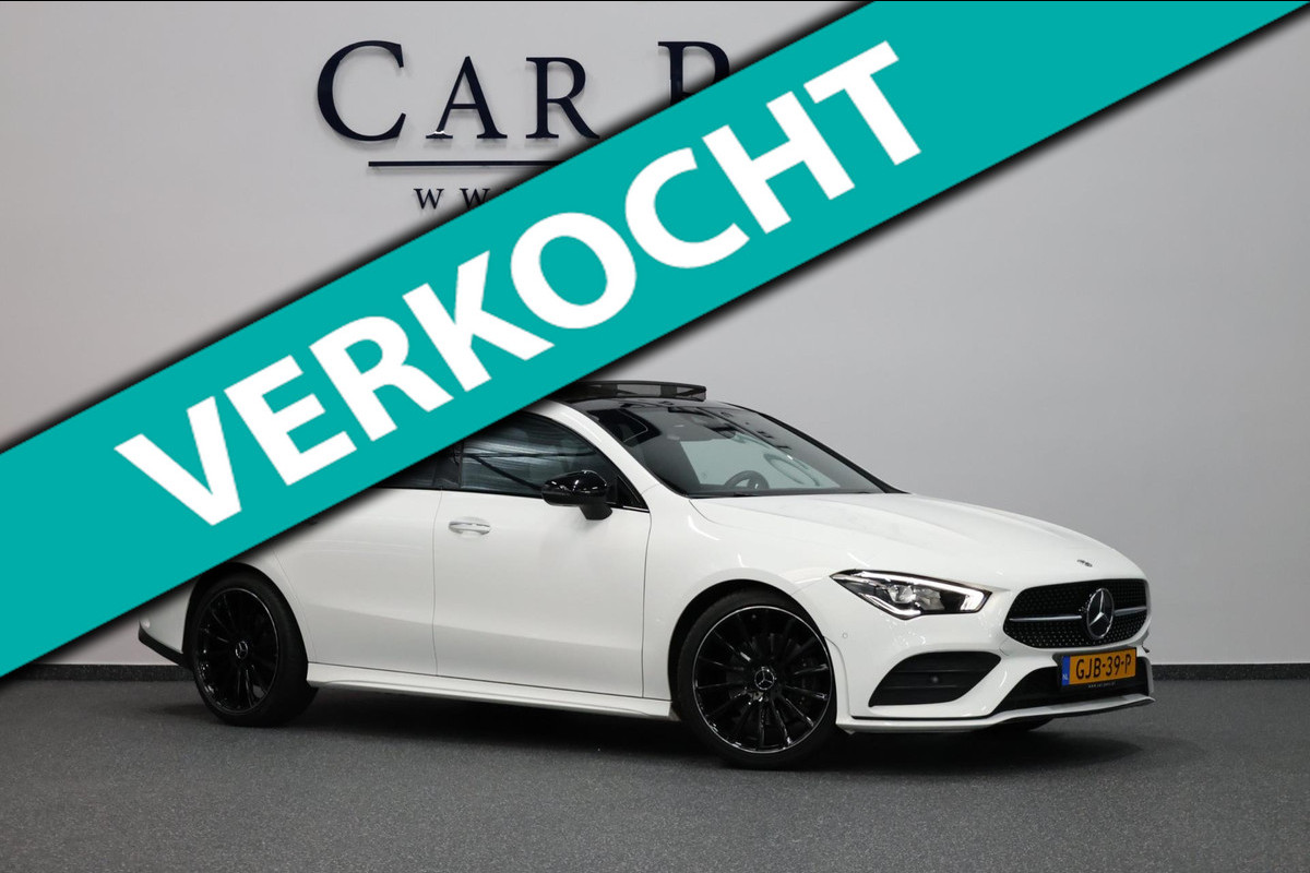 Mercedes-Benz CLA-Klasse 200 AMG LED/VIRTUAL/SFEER/PANO/ALCANTARA+S.VERWARMING/19" LMV/CAM/ACC/ECC/12 MDN GARANTIE!