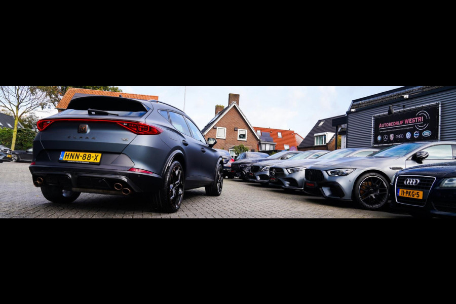 CUPRA Formentor 2.5 VZ5 | Carbon | Kuipstoelen | Leder/alcantara | LED | Adaptieve Cruise | Dynamisch onderstel | Bronze stiksels