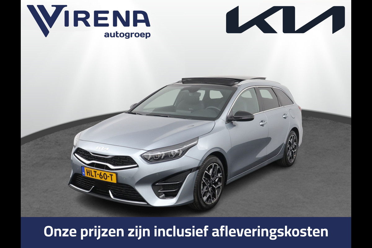 Kia Ceed Sportswagon 1.5 T-GDi GT-Line Automaat - Adaptive Cruise - Navigatie - Stoel/Stuurverwarming - Schuif/-kanteldak - Apple Carplay/Android Auto - Fabrieksgarantie 04-2031 Kia Ceed Sportswagon 1.5 T-GDi GT-Line Automaat - Adaptive Cruise - Navigatie - Stoel/Stuurverwarming - Schuif/-kanteldak - Apple Carplay/Android Auto - Fabrieksgarantie 04-2031