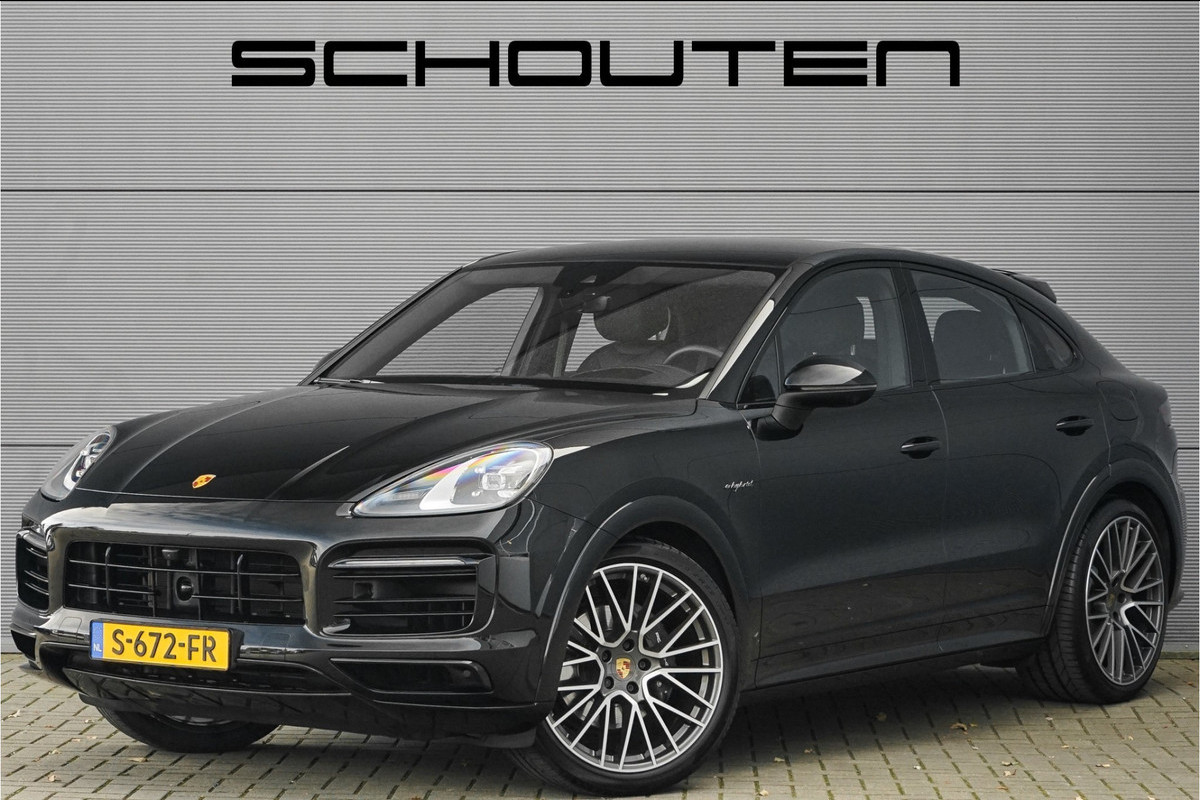 Porsche Cayenne Coupé 3.0 E-Hybrid Platinum Sport Design Luchtv ACC Nachtzicht HUD 22" Trekhaak Porsche Cayenne Coupé 3.0 E-Hybrid Platinum Sport Design Luchtv ACC Nachtzicht HUD 22" Trekhaak