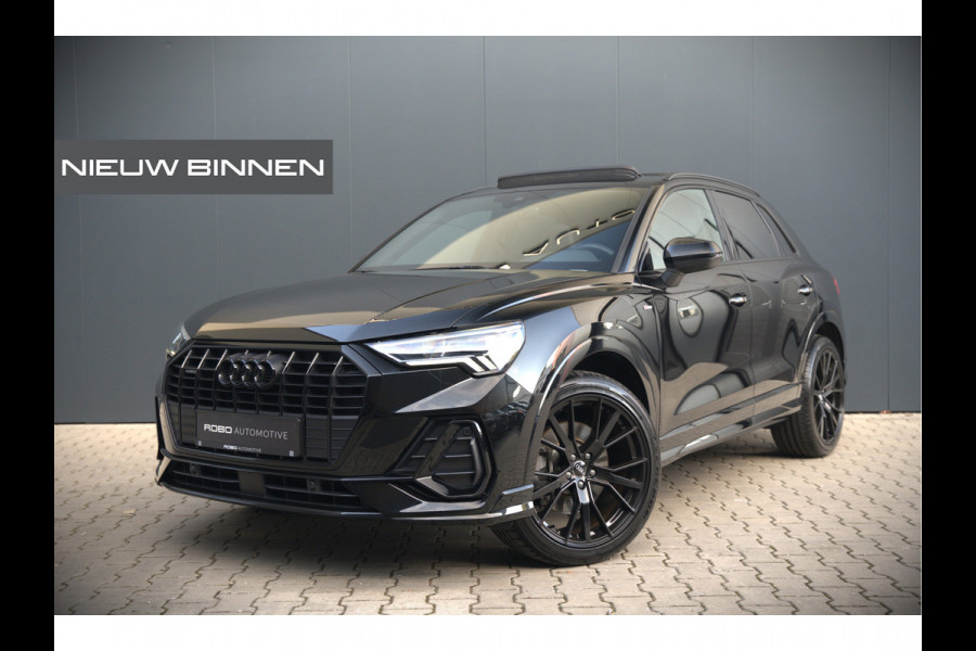 Audi Q3 40 TFSI quattro S Line Pro Line S | 190 PK | Panoramadak | Matrix Led | Stoelverwarming | Leer | Dodehoekdetectie | Automaat | BTW | Black Edition | Cruise Control | Virtual | Navigatie | Dealer Onderhouden | Audi Q3 40 TFSI quattro S Line Pro Line S | 190 PK | Panoramadak | Matrix Led | Stoelverwarming | Leer | Dodehoekdetectie | Automaat | BTW | Black Edition | Cruise Control | Virtual | Navigatie | Dealer Onderhouden |