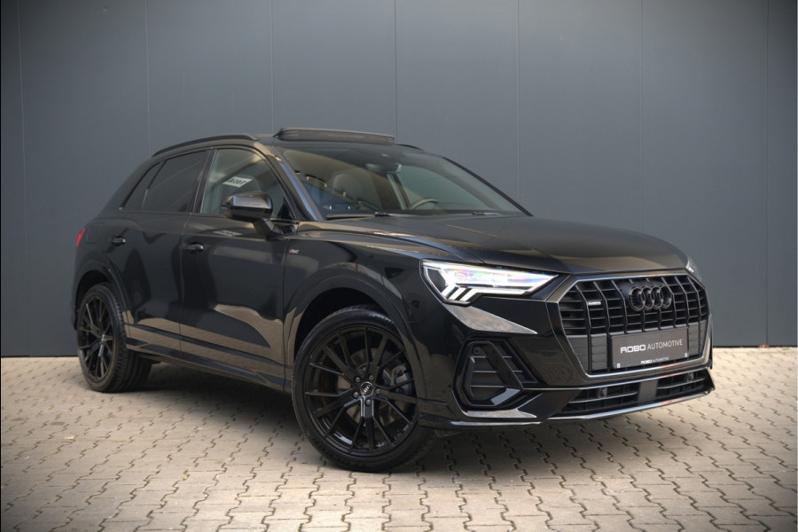 Audi Q3 40 TFSI quattro S Line Pro Line S | 190 PK | Panoramadak | Matrix Led | Stoelverwarming | Leer | Dodehoekdetectie | Automaat | BTW | Black Edition | Cruise Control | Virtual | Navigatie | Dealer Onderhouden | Audi Q3 40 TFSI quattro S Line Pro Line S | 190 PK | Panoramadak | Matrix Led | Stoelverwarming | Leer | Dodehoekdetectie | Automaat | BTW | Black Edition | Cruise Control | Virtual | Navigatie | Dealer Onderhouden |