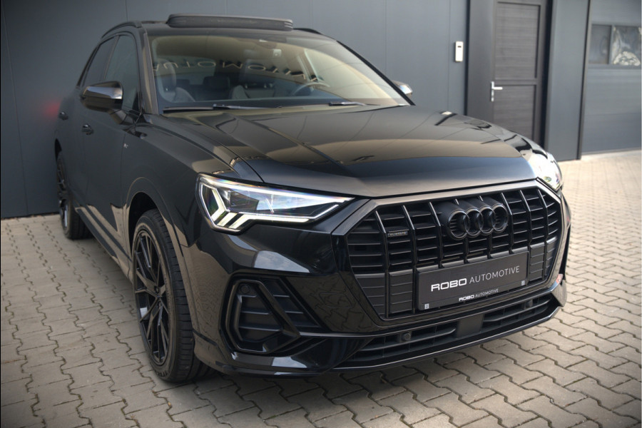 Audi Q3 40 TFSI quattro S Line Pro Line S | 190 PK | Panoramadak | Matrix Led | Stoelverwarming | Leer | Dodehoekdetectie | Automaat | BTW | Black Edition | Cruise Control | Virtual | Navigatie | Dealer Onderhouden | Audi Q3 40 TFSI quattro S Line Pro Line S | 190 PK | Panoramadak | Matrix Led | Stoelverwarming | Leer | Dodehoekdetectie | Automaat | BTW | Black Edition | Cruise Control | Virtual | Navigatie | Dealer Onderhouden |