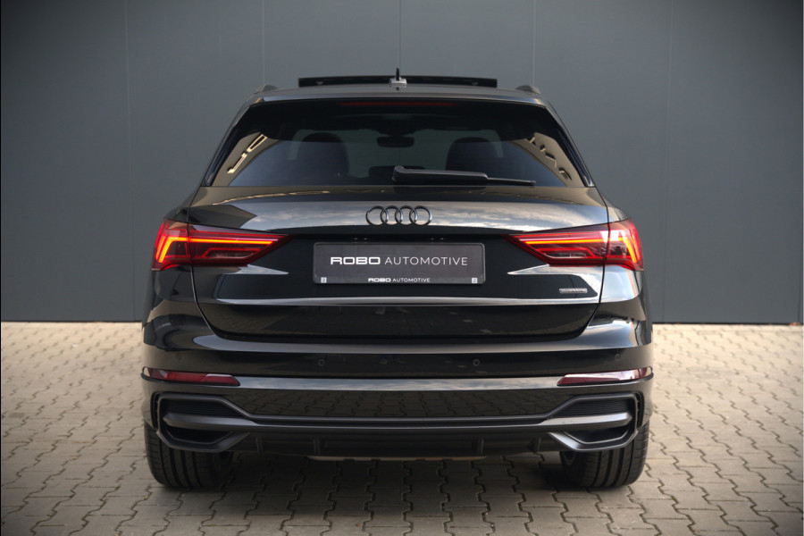 Audi Q3 40 TFSI quattro S Line Pro Line S | 190 PK | Panoramadak | Matrix Led | Stoelverwarming | Leer | Dodehoekdetectie | Automaat | BTW | Black Edition | Cruise Control | Virtual | Navigatie | Dealer Onderhouden | Audi Q3 40 TFSI quattro S Line Pro Line S | 190 PK | Panoramadak | Matrix Led | Stoelverwarming | Leer | Dodehoekdetectie | Automaat | BTW | Black Edition | Cruise Control | Virtual | Navigatie | Dealer Onderhouden |