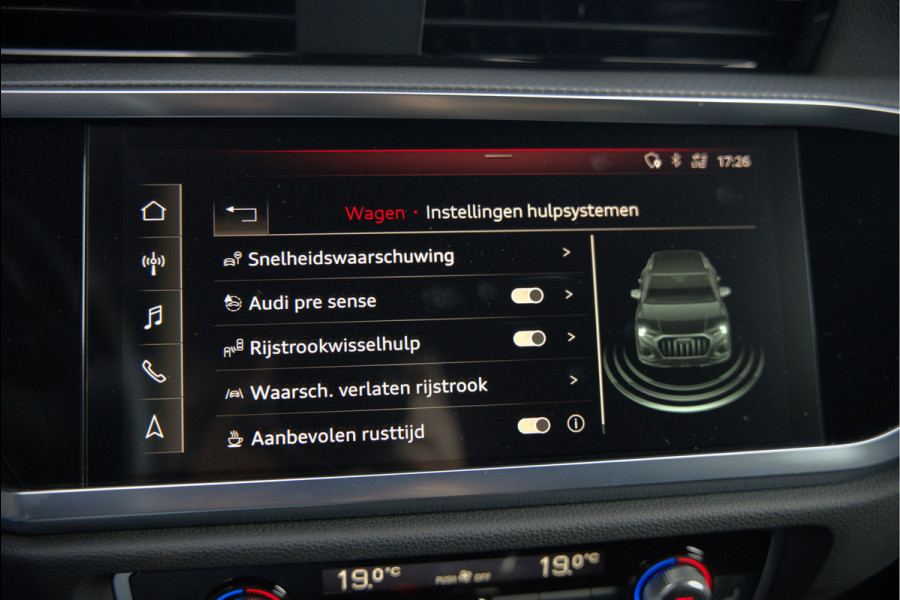 Audi Q3 40 TFSI quattro S Line Pro Line S | 190 PK | Panoramadak | Matrix Led | Stoelverwarming | Leer | Dodehoekdetectie | Automaat | BTW | Black Edition | Cruise Control | Virtual | Navigatie | Dealer Onderhouden | Audi Q3 40 TFSI quattro S Line Pro Line S | 190 PK | Panoramadak | Matrix Led | Stoelverwarming | Leer | Dodehoekdetectie | Automaat | BTW | Black Edition | Cruise Control | Virtual | Navigatie | Dealer Onderhouden |
