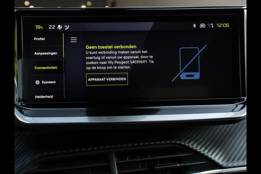 Peugeot 208 1.2 Hybrid 100PK Automaat Allure | Navigatie | Apple Carplay/Android Auto | Airco | Camera |  Parkeer sensoren | Cruise Control | Led | Lichtmetalen Velgen