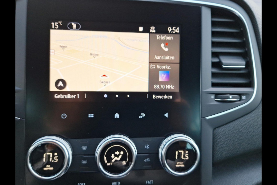 Renault MEGANE Estate 1.3 TCe Intens | automaat | 140PK | halfleder | stoelverwarming