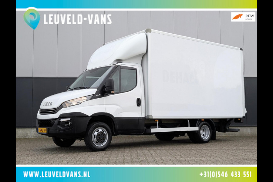 Iveco Daily 35C16 2.3 AUTOMAAT 8v DUBBELLUCHT BAKWAGEN MET LAADKLEP CLIMATE CRUISE TREKHAAK
