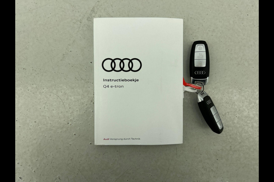 Audi Q4 e-tron 40 Launch edition Advanced 77 kWh Navigatie Apple Carplay/Android Auto Parkeersensoren Cruise Control Elektrische achterklep Ledverlichting Stoelverwarming Virtual Cockpit Climate Control Lichtmetalen velgen