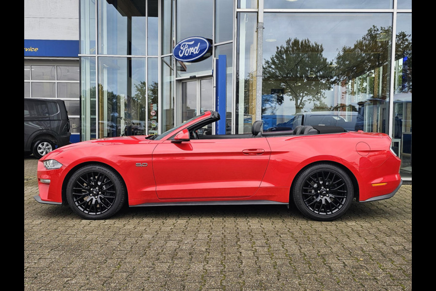 Ford Mustang Convertible 5.0 V8 GT | Dealeronderhouden | B&O Audio | Stoelverwarming + Koeling | Navigatie | Adaptive Cruise Control |