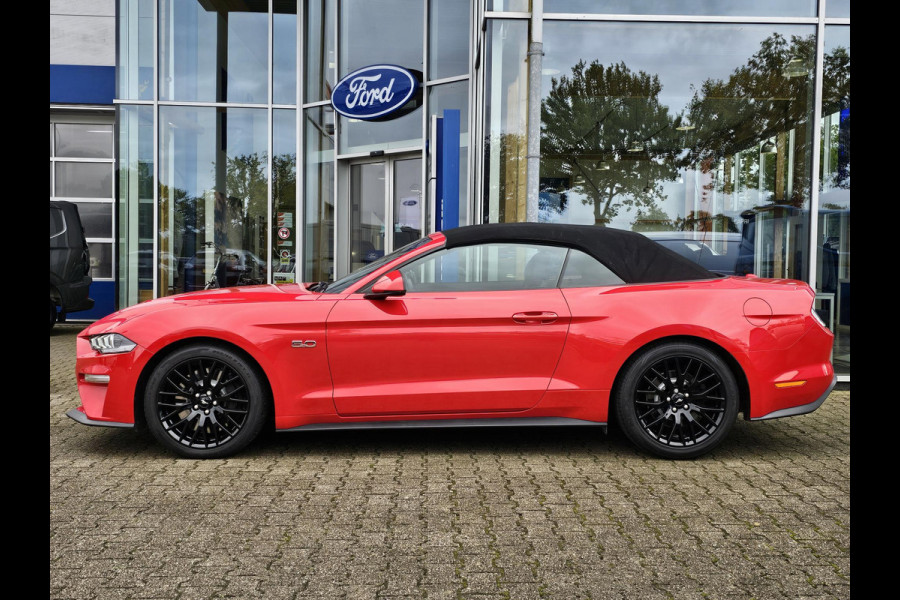 Ford Mustang Convertible 5.0 V8 GT | Dealeronderhouden | B&O Audio | Stoelverwarming + Koeling | Navigatie | Adaptive Cruise Control |