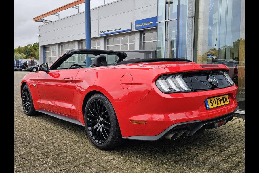 Ford Mustang Convertible 5.0 V8 GT | Dealeronderhouden | B&O Audio | Stoelverwarming + Koeling | Navigatie | Adaptive Cruise Control |