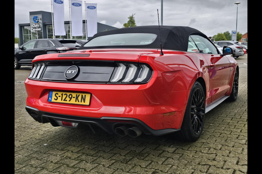 Ford Mustang Convertible 5.0 V8 GT | Dealeronderhouden | B&O Audio | Stoelverwarming + Koeling | Navigatie | Adaptive Cruise Control |