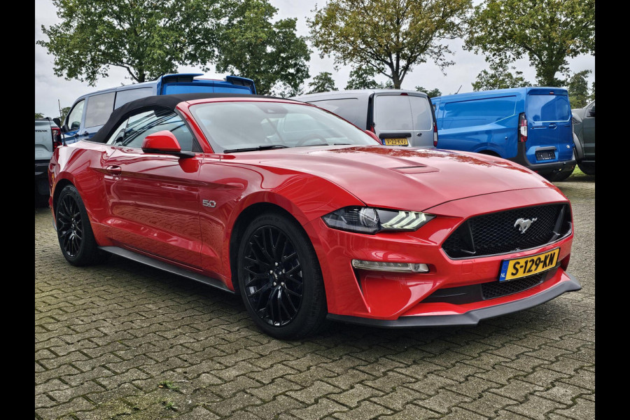 Ford Mustang Convertible 5.0 V8 GT | Dealeronderhouden | B&O Audio | Stoelverwarming + Koeling | Navigatie | Adaptive Cruise Control |