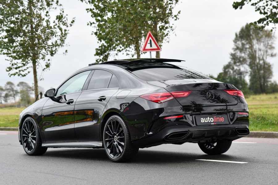 Mercedes-Benz CLA-Klasse 200 AMG Edition 1. Pano, Burm, Camera, Sfeer, CarPlay! Mercedes-Benz CLA-Klasse 200 AMG Edition 1. Pano, Burm, Camera, Sfeer, CarPlay!