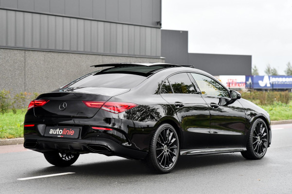 Mercedes-Benz CLA-Klasse 200 AMG Edition 1. Pano, Burm, Camera, Sfeer, CarPlay! Mercedes-Benz CLA-Klasse 200 AMG Edition 1. Pano, Burm, Camera, Sfeer, CarPlay!
