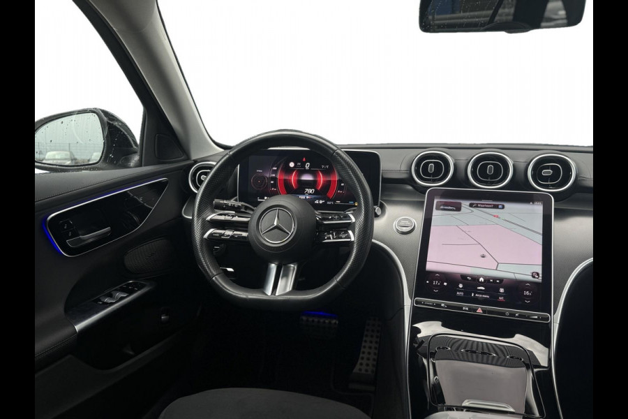 Mercedes-Benz C-Klasse Estate 180 AMG Line|Pano Trekhaak Cruise Camera Stoelverw. Sfeerverlichting Dodehoek Carplay& Android auto Mercedes-Benz C-Klasse Estate 180 AMG Line|Pano Trekhaak Cruise Camera Stoelverw. Sfeerverlichting Dodehoek Carplay& Android auto