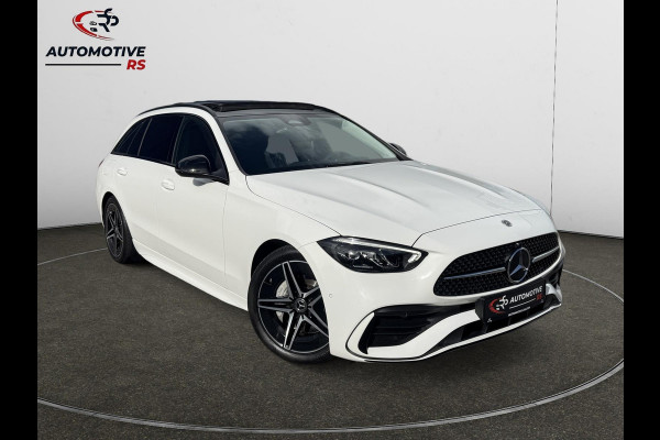Mercedes-Benz C-Klasse Estate 180 AMG Line|Pano Trekhaak Cruise Camera Stoelverw. Sfeerverlichting Dodehoek Carplay& Android auto Mercedes-Benz C-Klasse Estate 180 AMG Line|Pano Trekhaak Cruise Camera Stoelverw. Sfeerverlichting Dodehoek Carplay& Android auto