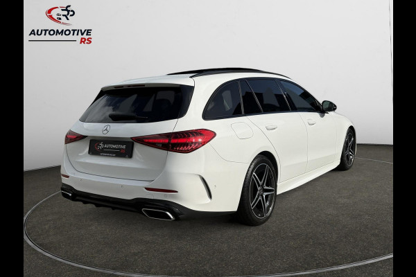Mercedes-Benz C-Klasse Estate 180 AMG Line|Pano Trekhaak Cruise Camera Stoelverw. Sfeerverlichting Dodehoek Carplay& Android auto Mercedes-Benz C-Klasse Estate 180 AMG Line|Pano Trekhaak Cruise Camera Stoelverw. Sfeerverlichting Dodehoek Carplay& Android auto