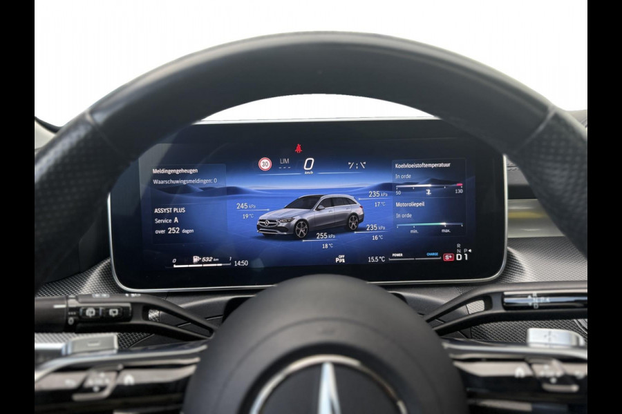 Mercedes-Benz C-Klasse Estate 180 AMG Line|Pano Trekhaak Cruise Camera Stoelverw. Sfeerverlichting Dodehoek Carplay& Android auto Mercedes-Benz C-Klasse Estate 180 AMG Line|Pano Trekhaak Cruise Camera Stoelverw. Sfeerverlichting Dodehoek Carplay& Android auto