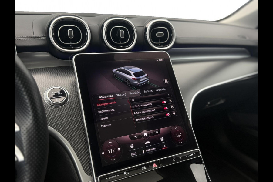 Mercedes-Benz C-Klasse Estate 180 AMG Line|Pano Trekhaak Cruise Camera Stoelverw. Sfeerverlichting Dodehoek Carplay& Android auto Mercedes-Benz C-Klasse Estate 180 AMG Line|Pano Trekhaak Cruise Camera Stoelverw. Sfeerverlichting Dodehoek Carplay& Android auto