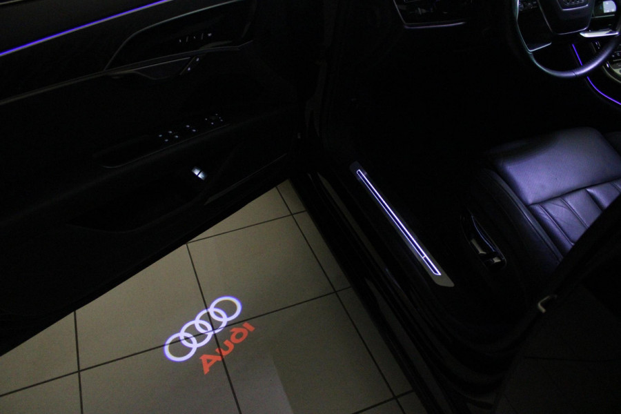 Audi A8 60 TFSI 450PK e-HYBRID QUATTRO PRO LINE PLUS | PANORAMISCH SCHUIF/KANTEL DAK | STUUR/STOEL VERWARMING | ELEKTRISCH BEDIENBAAR STUURKOLOM | SFEER VERLICHTING | COMFORT HOOFDSTEUNEN | LICHTMETALEN VELGEN 20" | BANG & OLUFSEN SOUND SYSTEM | SERVOSLUITING VOOR PORTIEREN | BEDIENINGSELEMENT GLASOPTIEK | AUDI SMARTPHONE INTERFACE | AUTOMATISCH INPARKEREN | LEER VALCONA | STOEL MASSAGE FUNCTIE VOOR | ELEKTRISCH BEDIENBARE VOORSTOELEN MET GEHEUGEN FUNCTIE | AKOESTISCH/DUBBEL GLAS | ZENDER VOOR GARAGEDEUROPENER | LED MATRIX LASER KOPLAMPEN | ADAPTIEVE/VERWARMBARE RUITENWISSER |