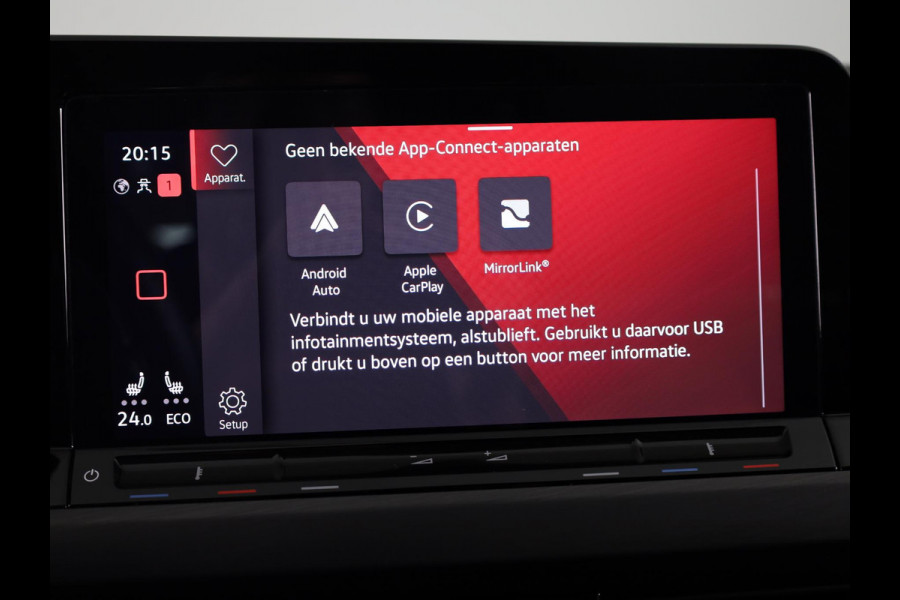 Volkswagen Golf 1.4 eHybrid Style 204 PK PHEV | Navigatie | Keyless entry | Ergo-Active bestuurdersstoel elektrisch verstelbaar, incl. geheugen-en massagefunctie | Stoelverwarming |