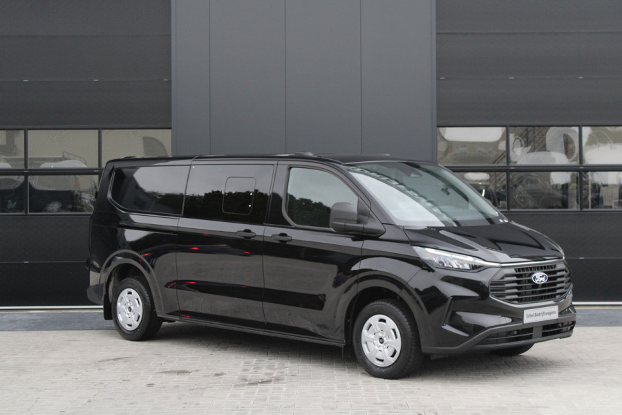 Ford Transit Custom 320 2.0 TDCI L2H1 Trend DC 136pk - 2x Schuifdeur - Camera - Stoel&Stuur verwarming - Carplay/Android - Rijklaar