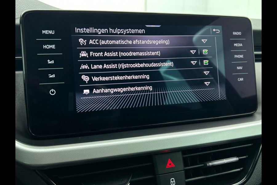 Škoda Kamiq 1.0 TSI 110PK DSG Style Drive 125 | Navigatie | Climate Control | DAB | Digitale cockpit | Cruise Control adaptive | Parkeer sensoren V+A | Stoelverwarming