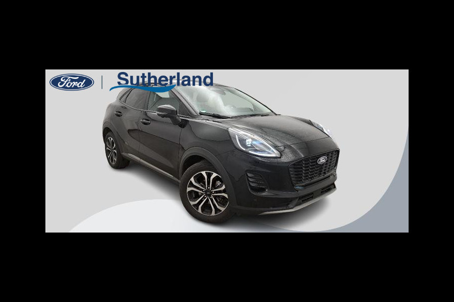 Ford Puma 1.0 EcoBoost Hybrid Titanium 125pk | NIEUWE MODEL! | Driver Assistance Pack | Winterpack | Panoramadak | Keyless Pack | Elek Achterklep | Reserve wiel