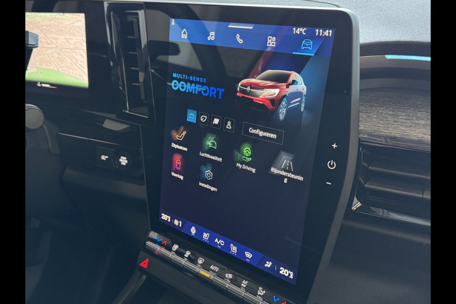 Renault Austral 1.3 160PK PANORAMA 4.CILINDER TECHNO ELEK.KLEP ELEK.STOEL NAVI STOEL/STUUR/RUIT VERW. LED LEER 1800KG MAX TREKGEWICHT