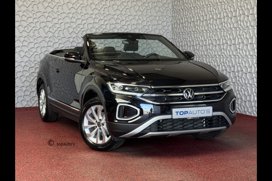 Volkswagen T-Roc Cabrio TSI VIR.COCKPIT CARPLAY NAVI IQ.LED STOEL/STUUR.VERW DAB ADAP.CRUISE 05/2024 "Volkswagen rijden begint bij Topautos.nl – 75 topmodellen direct op voorraad!"