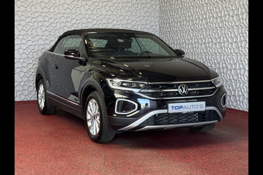 Volkswagen T-Roc Cabrio TSI VIR.COCKPIT CARPLAY NAVI IQ.LED STOEL/STUUR.VERW DAB ADAP.CRUISE 05/2024 "Volkswagen rijden begint bij Topautos.nl – 75 topmodellen direct op voorraad!"