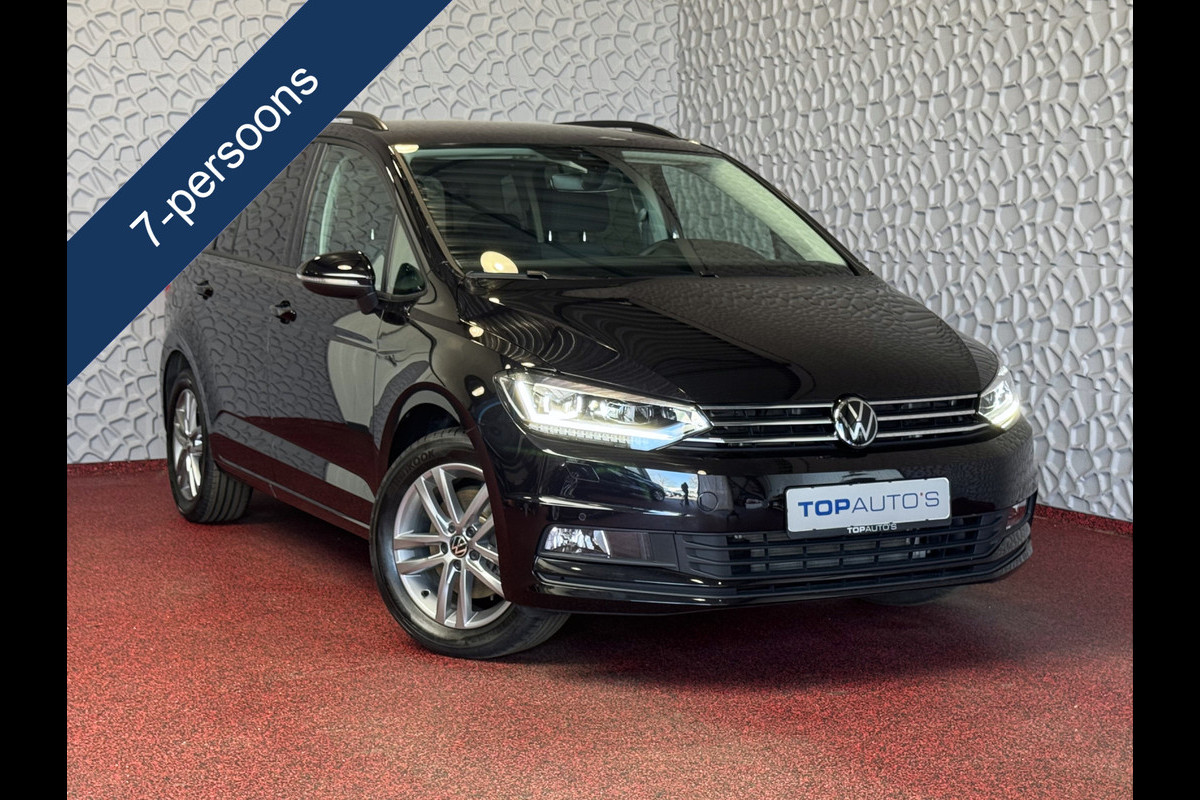 Volkswagen Touran 1.5 TSI 150PK 7P CARPLAY NAVI CAMERA LED ELEK.KLEP VIR.COCKPIT DODE.HOEK DET. STOELVERW KEYLESS 7P 7PERS 10/2024 "Volkswagen rijden begint bij Topautos.nl – 75 topmodellen direct op voorraad!"