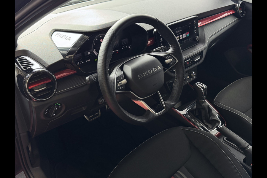 Škoda Fabia 1.0 TSI 116PK MONTE CARLO BLACK CAMERA LED STOEL/STUUR VERW ADAP, CRUISE VIC.COCKPIT 03/2025 Škoda Fabia 1.0 TSI 116PK MONTE CARLO BLACK CAMERA LED STOEL/STUUR VERW ADAP, CRUISE VIC.COCKPIT 03/2025
