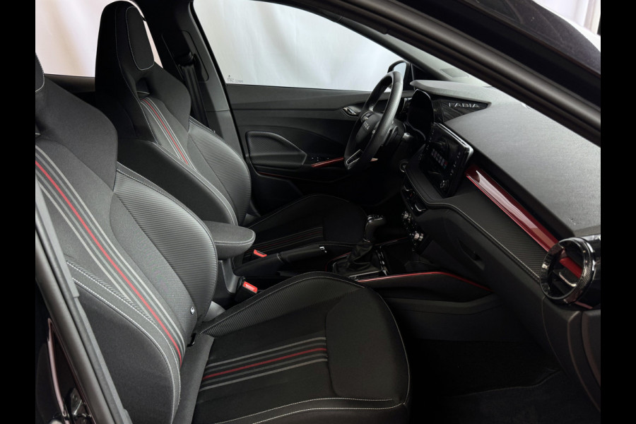 Škoda Fabia 1.0 TSI 116PK MONTE CARLO BLACK CAMERA LED STOEL/STUUR VERW ADAP, CRUISE VIC.COCKPIT 03/2025 Škoda Fabia 1.0 TSI 116PK MONTE CARLO BLACK CAMERA LED STOEL/STUUR VERW ADAP, CRUISE VIC.COCKPIT 03/2025