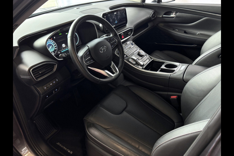 Hyundai Santa Fe 1.6 T-GDI PHEV PREMIUM 7P AWD LEER ELEK.KLEP CAMERA NAVI STOEL/STUUR VERW. PLUG IN HYBRID phev