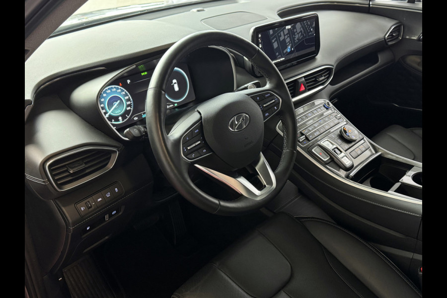 Hyundai Santa Fe 1.6 T-GDI PHEV PREMIUM 7P AWD LEER ELEK.KLEP CAMERA NAVI STOEL/STUUR VERW. PLUG IN HYBRID phev