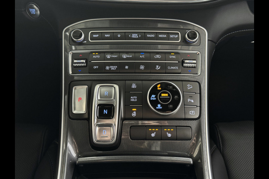 Hyundai Santa Fe 1.6 T-GDI PHEV PREMIUM 7P AWD LEER ELEK.KLEP CAMERA NAVI STOEL/STUUR VERW. PLUG IN HYBRID phev